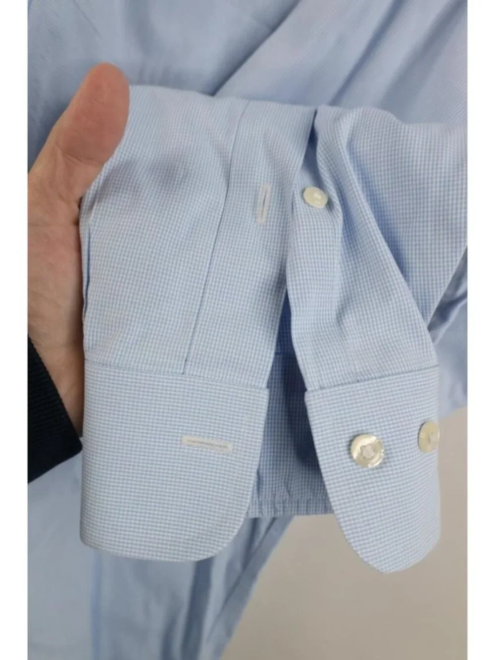 Vtg Brooks Brothers Mens 16.5 32/33 Original Cotton Button Down Shirt OCBD Blue